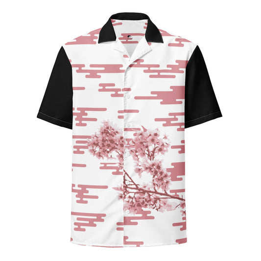 Cherry Blossom X Clouds Unisex button shirt